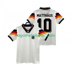Dres Njemačka MATTHAUS 10 1992 Retro Domaći Kratkih Rukava - Muški Dres Njemačka MATTHAUS 10 1992 Retro Domaći Kratkih Rukava - Muški