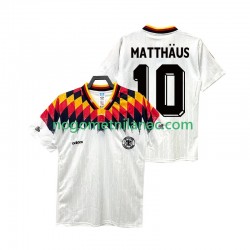 Dres Njemačka MATTHAUS 10 Retro Domaći 1994 Kratkih Rukava - Muški Dres Njemačka MATTHAUS 10 Retro Domaći 1994 Kratkih Rukava - Muški