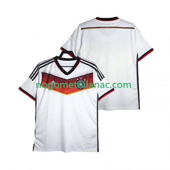 Dres Njemačka World Cup 2014 Retro Domaći Kratkih Rukava - Muški