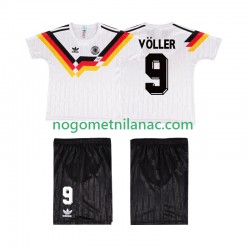 Dres Njemačka VOLLER 9 1990 Retro Domaći Kratkih Rukava - Dječji Dres Njemačka VOLLER 9 1990 Retro Domaći Kratkih Rukava - Dječji