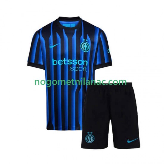 Dres Inter Milan Domaći 2025-2026 Kratkih Rukava - Dječji