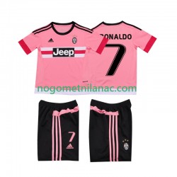 Dres Juventus Cristiano RONALDO 7 2015 2016 Retro Gostujući Kratkih Rukava - Dječji