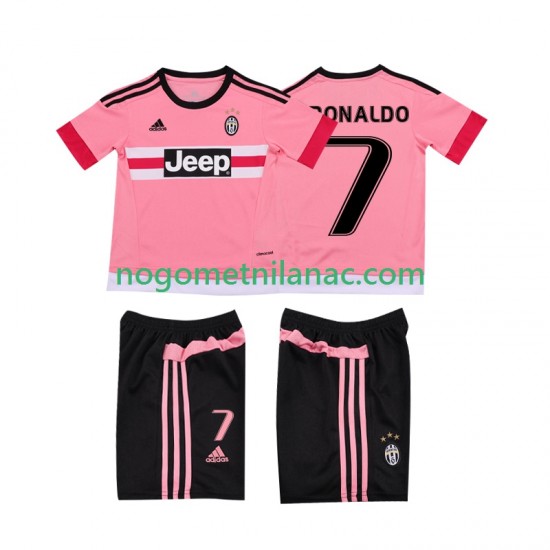 Dres Juventus Cristiano RONALDO 7 2015 2016 Retro Gostujući Kratkih Rukava - Dječji
