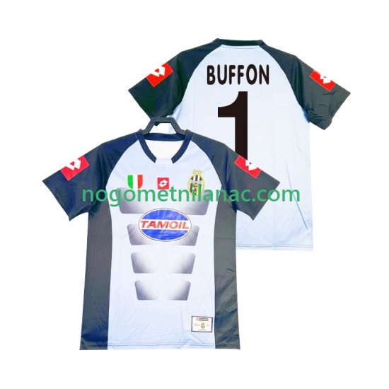 Golmanski Dres - Dres Juventus Buffon 1 Retro Domaći 2002-2003 Kratkih Rukava - Muški