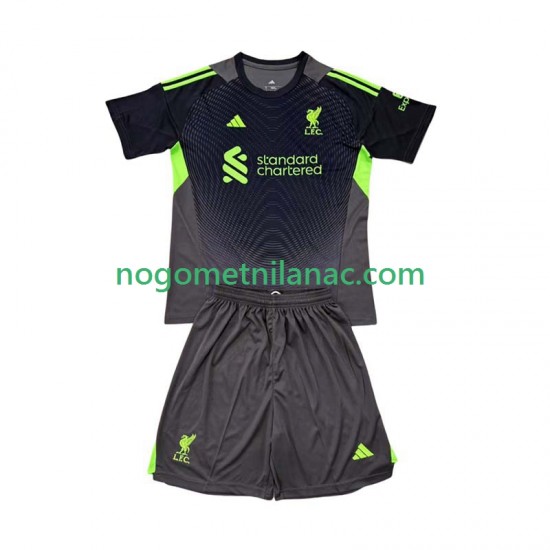 Golmanski Dres - Dres Liverpool Domaći 2025-2026 Kratkih Rukava - Dječji