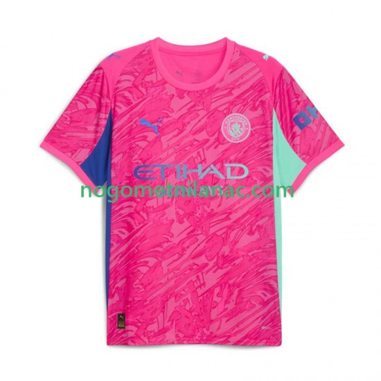 Golmanski Dres - Dres Manchester City Gostujući 2025-2026 Kratkih Rukava - Muški