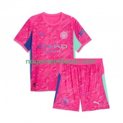 Golmanski Dres - Dres Manchester City Gostujući 2025-2026 Kratkih Rukava - Dječji