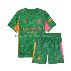 Golmanski Dres - Dres Manchester City Domaći 2025-2026 Kratkih Rukava - Dječji