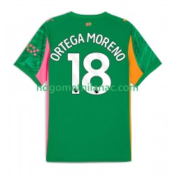 Golmanski Dres - Dres Manchester City ORTEGA MORENO 18 Domaći 2025-2026 Kratkih Rukava - Muški