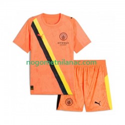 Golmanski Dres - Dres Manchester City UPER Kids Domaći 2025-2026 Kratkih Rukava - Dječji
