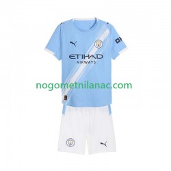 Dres Manchester City Domaći 2025-2026 Kratkih Rukava - Dječji