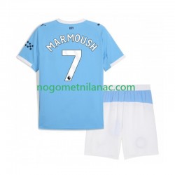 Dres Manchester City Omar Marmoush 7 Domaći 2025-2026 Kratkih Rukava - Dječji