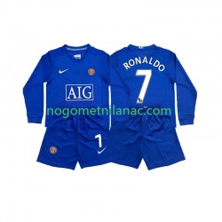 Dres Manchester United Cristiano Ronaldo 7 Retro Gostujući 2008 Dugim Rukavima - Dječji