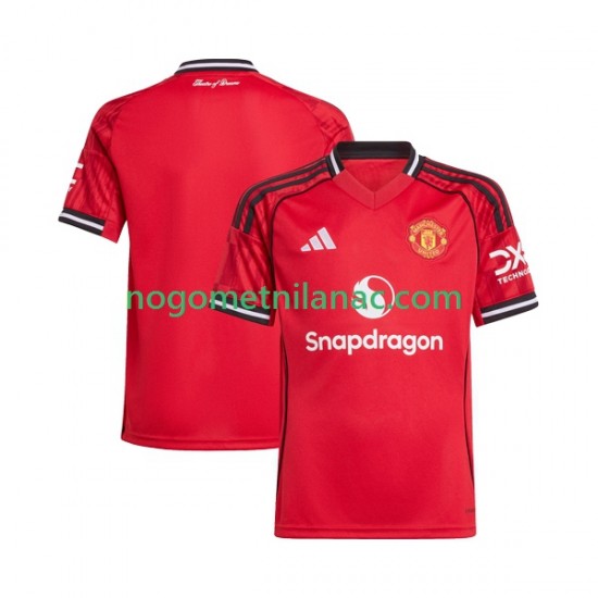 Dres Manchester United Domaći 2025-2026 Kratkih Rukava - Muški