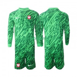 Golmanski Dres - Dres Poljska Treći 2024 Dugim Rukavima - Dječji Golmanski Dres - Dres Poljska Treći 2024 Dugim Rukavima - Dječji