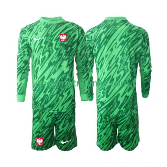 Golmanski Dres - Dres Poljska Treći 2024 Dugim Rukavima - Dječji