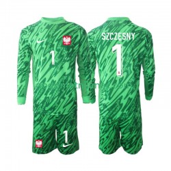 Golmanski Dres - Dres Poljska Szczesny 1 Treći 2024 Dugim Rukavima - Dječji Golmanski Dres - Dres Poljska Szczesny 1 Treći 2024 Dugim Rukavima - Dječji
