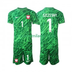 Golmanski Dres - Dres Poljska Szczesny 1 Treći 2024 Kratkih Rukava - Dječji Golmanski Dres - Dres Poljska Szczesny 1 Treći 2024 Kratkih Rukava - Dječji