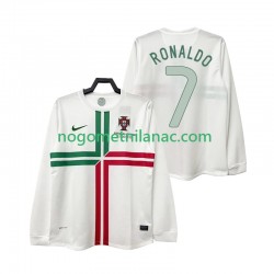 Dres Portugal Cristiano Ronaldo 7 2012 Retro Gostujući Dugim Rukavima - Muški