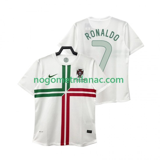 Dres Portugal Cristiano Ronaldo 7 2012 Retro Gostujući Kratkih Rukava - Muški