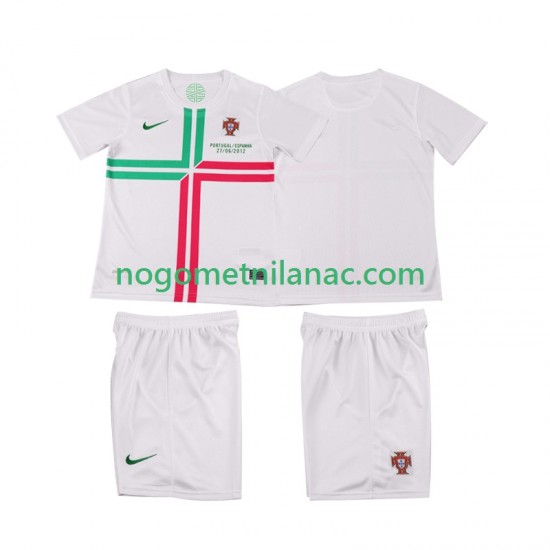 Dres Portugal 2012 Retro Gostujući Kratkih Rukava - Dječji