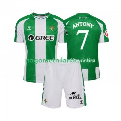 Dres Real Betis Antony 7 Domaći 2025-2026 Kratkih Rukava - Dječji