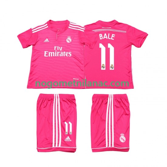 Dres Real Madrid Bale 11 2014 2015 Retro Gostujući Kratkih Rukava - Dječji