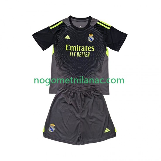 Golmanski Dres - Dres Real Madrid Treći 2025-2026 Kratkih Rukava - Dječji