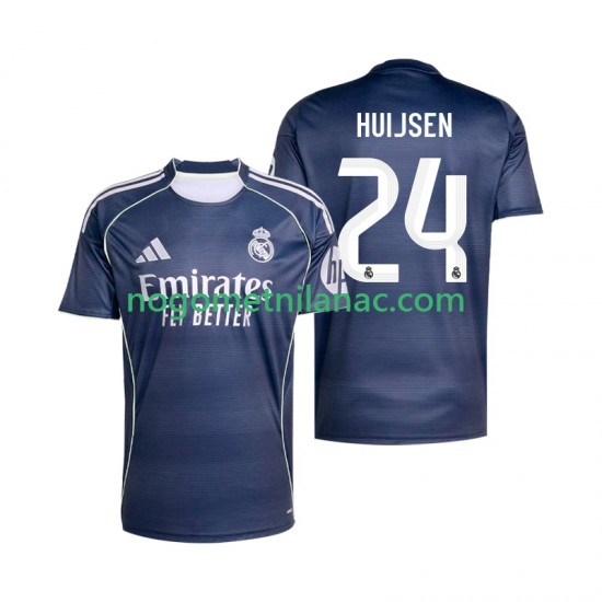 Dres Real Madrid Huijsen 24 Gostujući 2025-2026 Kratkih Rukava - Muški