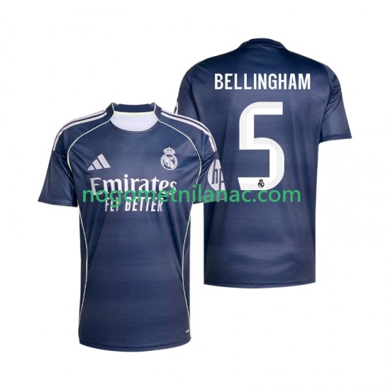 Dres Real Madrid Jude Bellingham 5 Gostujući 2025-2026 Kratkih Rukava - Muški