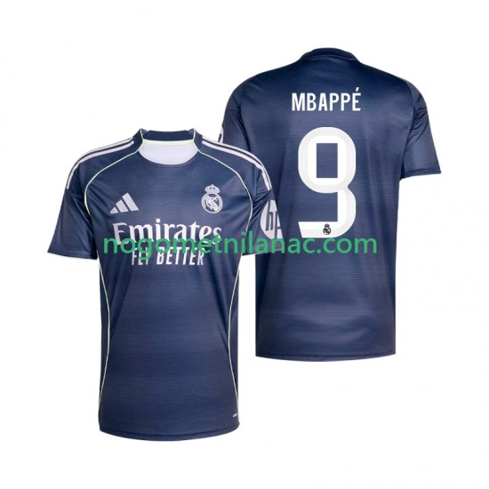 Dres Real Madrid Mbappé Kylian 9 Gostujući 2025-2026 Kratkih Rukava - Muški