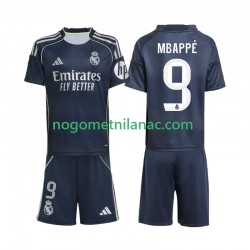 Dres Real Madrid Mbappé Kylian 9 Gostujući 2025-2026 Kratkih Rukava - Dječji Dres Real Madrid Mbappé Kylian 9 Gostujući 2025-2026 Kratkih Rukava - Dječji