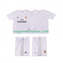 Dres Real Madrid 2015 2016 Retro Domaći Kratkih Rukava - Dječji