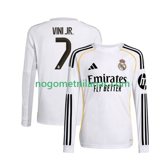 Dres Real Madrid Vinicius Junior 7 Domaći 2025-2026 Dugim Rukavima - Muški