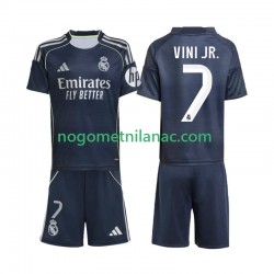 Dres Real Madrid Vinicius Junior 7 Gostujući 2025-2026 Kratkih Rukava - Dječji Dres Real Madrid Vinicius Junior 7 Gostujući 2025-2026 Kratkih Rukava - Dječji