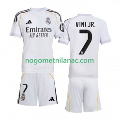 Dres Real Madrid Vinicius Junior 7 Domaći 2025-2026 Kratkih Rukava - Dječji Dres Real Madrid Vinicius Junior 7 Domaći 2025-2026 Kratkih Rukava - Dječji
