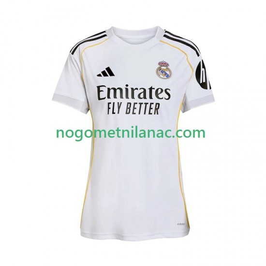 Dres Real Madrid Domaći 2025-2026 Kratkih Rukava - Ženska