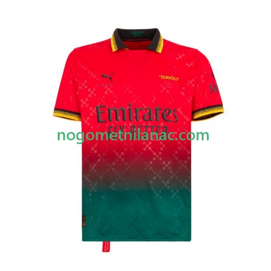 Golmanski Dres - Dres AC Milan Četvrti 2024-2025 Kratkih Rukava - Muški