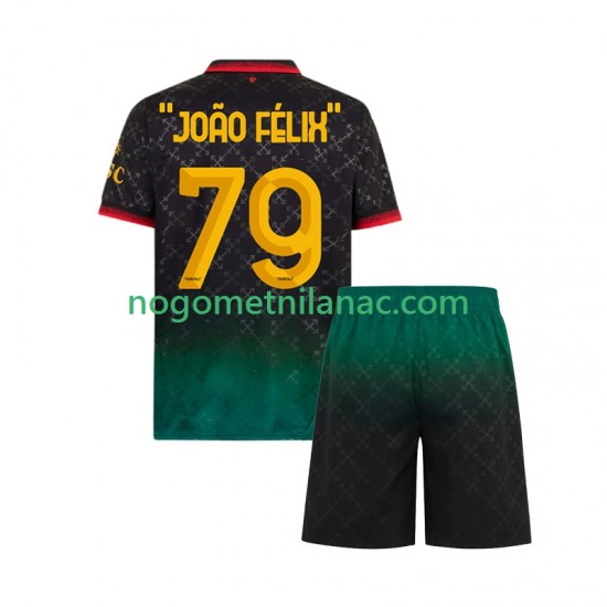 Dres AC Milan JOAO FELIX 79 Četvrti 2024-2025 Kratkih Rukava - Dječji