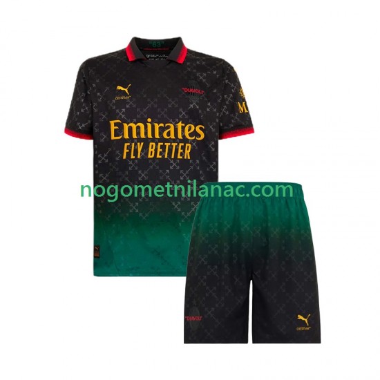 Dres AC Milan Četvrti 2024-2025 Kratkih Rukava - Dječji