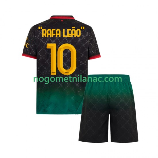 Dres AC Milan RAFA LEAO 10 Četvrti 2024-2025 Kratkih Rukava - Dječji