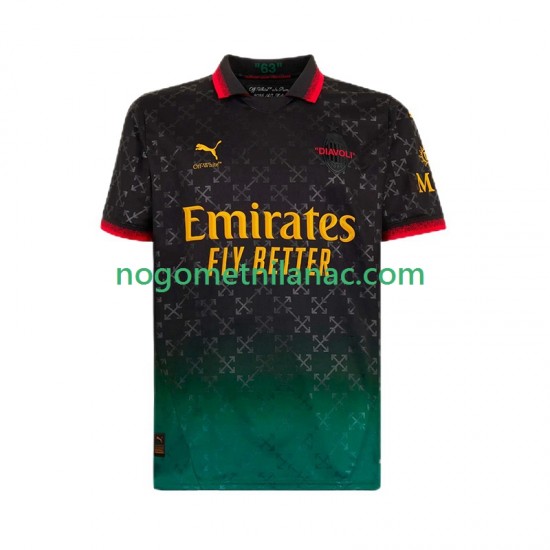 Dres AC Milan Santiago Gimenez 7 Četvrti 2024-2025 Kratkih Rukava - Muški