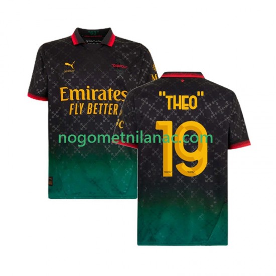 Dres AC Milan THEO 19 Četvrti 2024-2025 Kratkih Rukava - Muški
