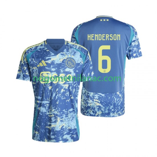 Dres AFC Ajax Henderson 6 Gostujući 2024-2025 Kratkih Rukava - Muški