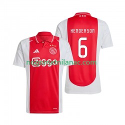 Dres AFC Ajax Henderson 6 Domaći 2024-2025 Kratkih Rukava - Muški Dres AFC Ajax Henderson 6 Domaći 2024-2025 Kratkih Rukava - Muški