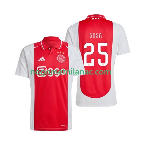 Dres AFC Ajax Wout Weghorst 25 Domaći 2024-2025 Kratkih Rukava - Muški