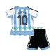 Dres Argentina Maradona 10 Retro Domaći 2006 Kratkih Rukava - Dječji