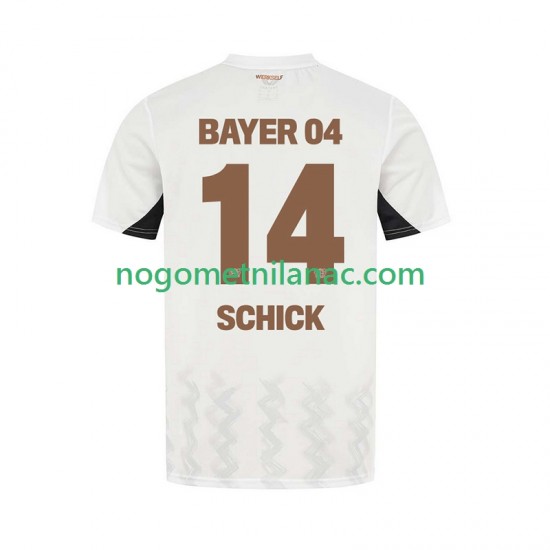 Dres Bayer 04 Leverkusen Patrik Schick 14 Gostujući 2024-2025 Kratkih Rukava - Muški