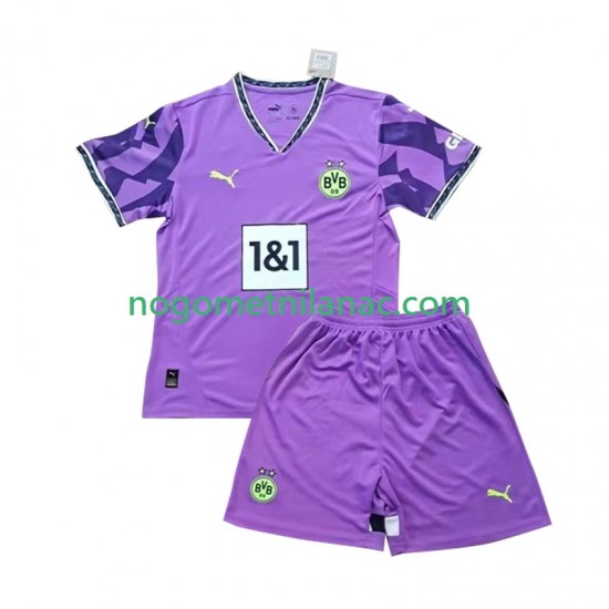 Golmanski Dres - Dres Borussia Dortmund Special Domaći 2024-2025 Kratkih Rukava - Dječji