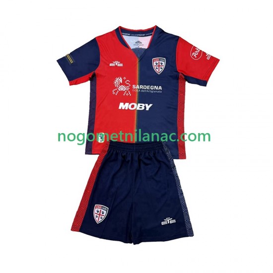 Dres Cagliari Domaći 2024-2025 Kratkih Rukava - Dječji